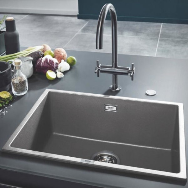 Grohe Мийка для кухні 610x457 мм, Granite Grey (31655AT0)