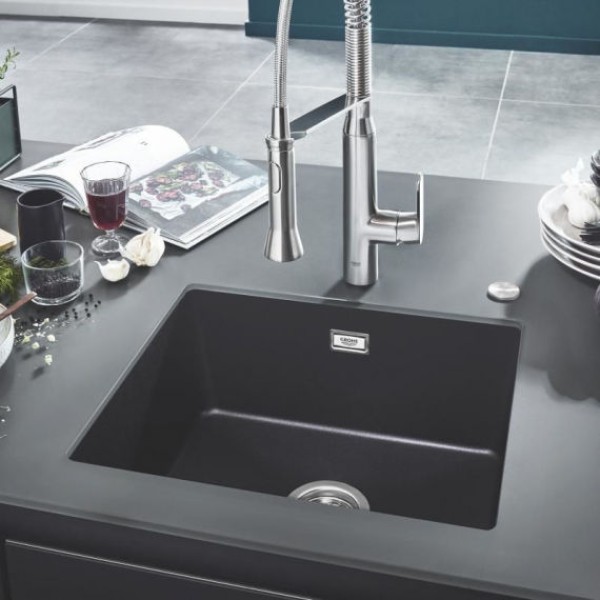 Мойдка для кухни Grohe 533x457 мм, Granite Black (31654AP0)
