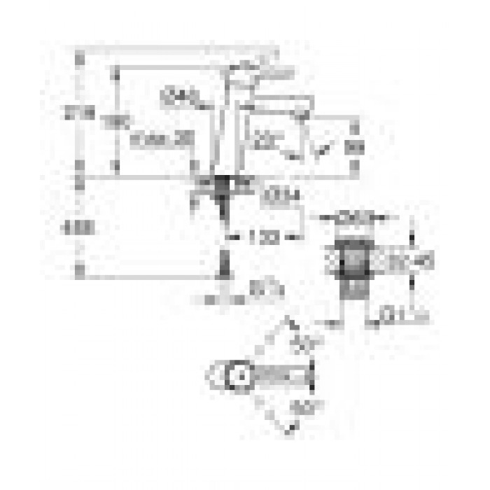 Grohe Concetto Смеситель однорычажный для раковины M-Size + нажимной донный клапан (23932001)