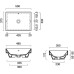 Керамическая раковина 50 см Catalano Verso