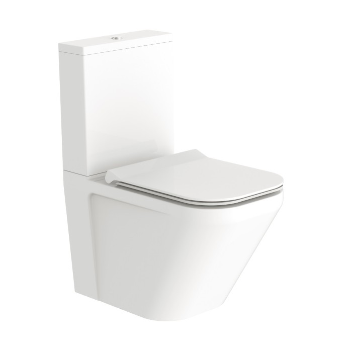 DEVIT 3010120 UP Компакт без ободка +крышка quick-fix, soft-close NEW (новая тонкая крышка)