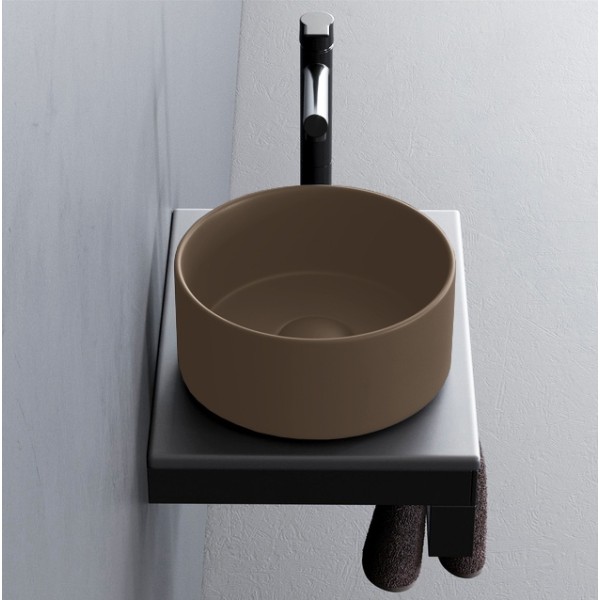 Раковина накладная 25 см Cielo Shui Comfort Minimo