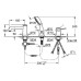 Grohe BauClassic Комплект для ванны на 3 отверстия (2511800A)