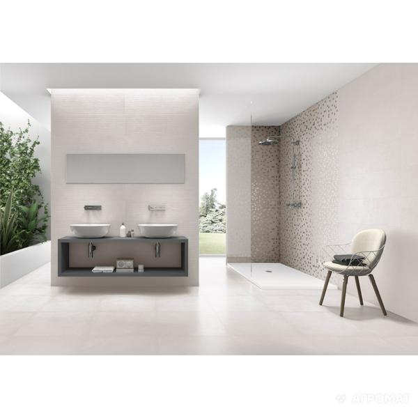 Плитка Ibero Zero WHITE RECT 11×1000×290 под бетон