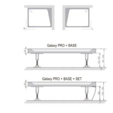 Панель для поддона GIGANT PRO 110x80 Set L