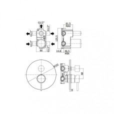 Смеситель Paffoni Light LIG019NO