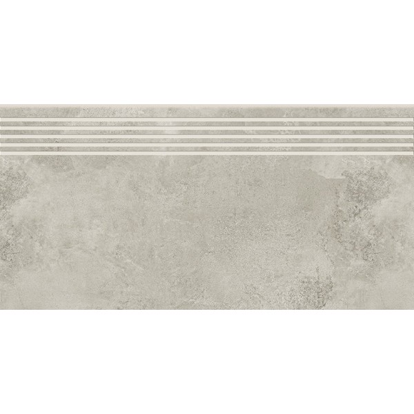 Керамогранит OPOCZNO QUENOS LIGHT GREY STEPTREAD под камень