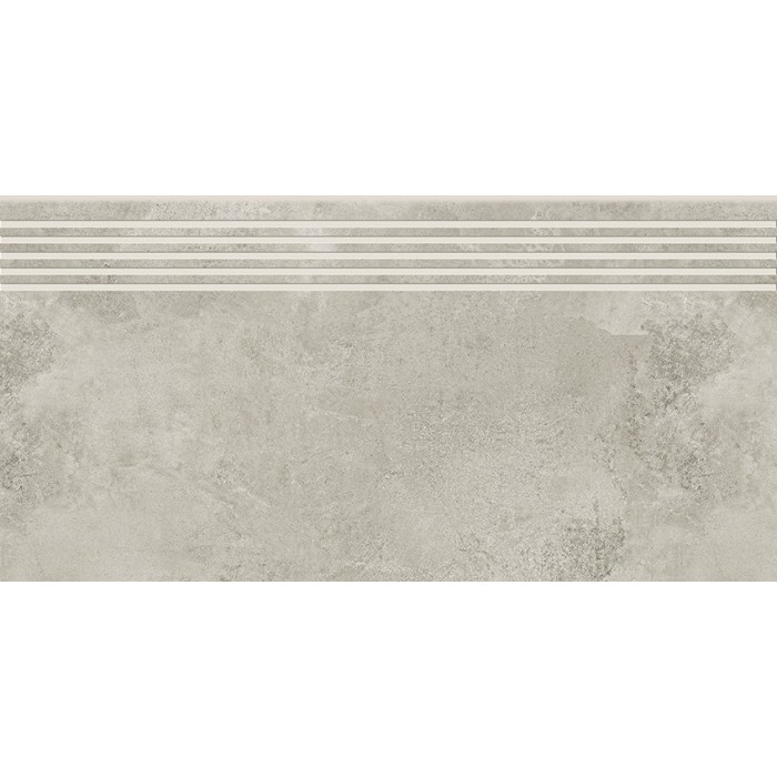 Керамогранит OPOCZNO QUENOS LIGHT GREY STEPTREAD под камень