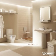 Плитка керамогранит Унитаз-компакт Duravit Starck 3 0126010000 для пола