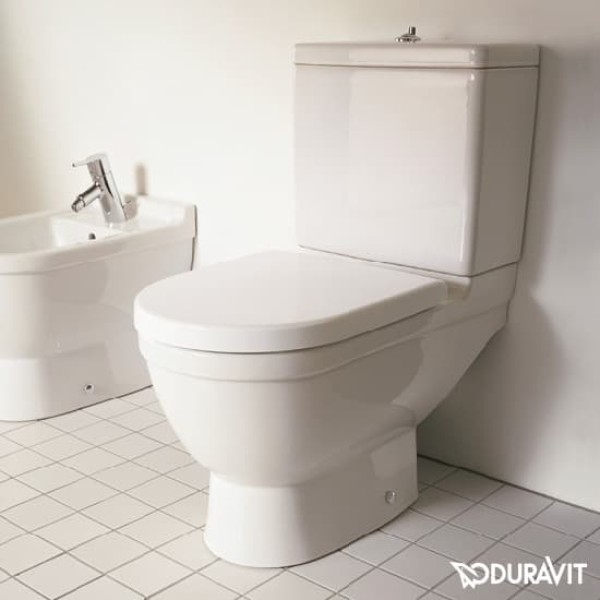 Плитка керамогранит Унитаз-компакт Duravit Starck 3 0126010000 для пола
