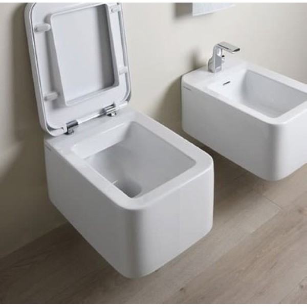 Унитаз подвесной безободковый Flaminia Nile goclean NL118G