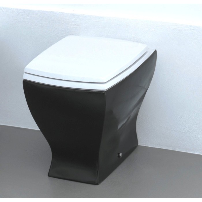 Напольный унитаз Artceram Jazz (JZV002 01;50) white glossy/black bicolor