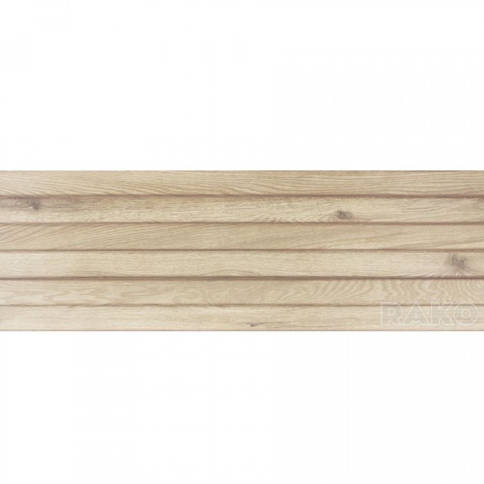 Плитка Lasselsberger Rako BASE WR1V5435 beige wood relief 10×898×298 под дерево