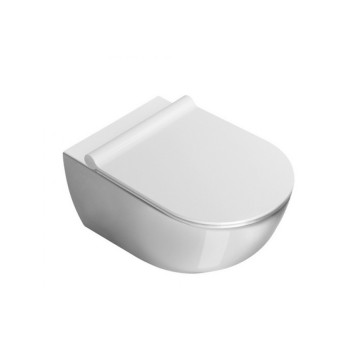 Подвесной безободковый унитаз с крышкой Catalano Zero NewFlush
