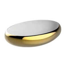 Керамическая раковина 60 см Artceram Tao, white glossy/gold bicolor (TOL002 01;56)