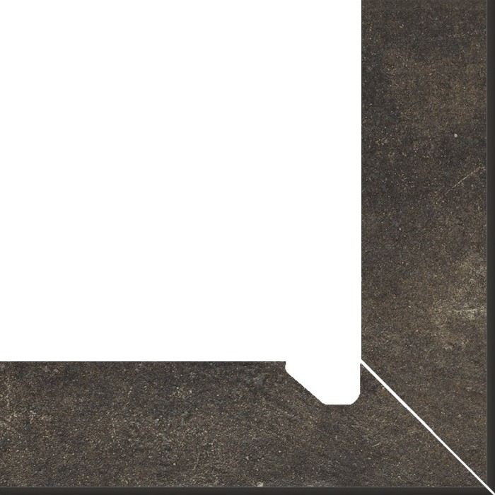 Клинкер Paradyz SCANDIANO BROWN COKOL 2 EL.-PRAWY