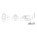 Унитаз подвесной Devit Afina 3020150 + крышка soft-close, quickfix