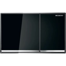 Клавиша смыва Geberit Omega60, металл/стекло черное 115.081.SJ.1