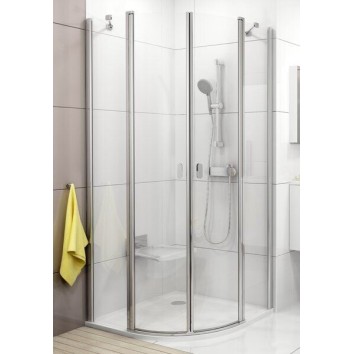 Душевая кабина Ravak CSKK4- 80 Белый Transparent