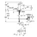 Grohe BauEdge Смеситель однорычажный для раковины M-Size (23758000)