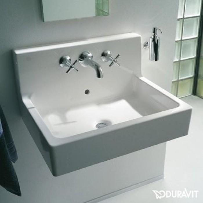 Плитка керамогранит Керамическая раковина 60 см Duravit Vero 0453600000 для пола