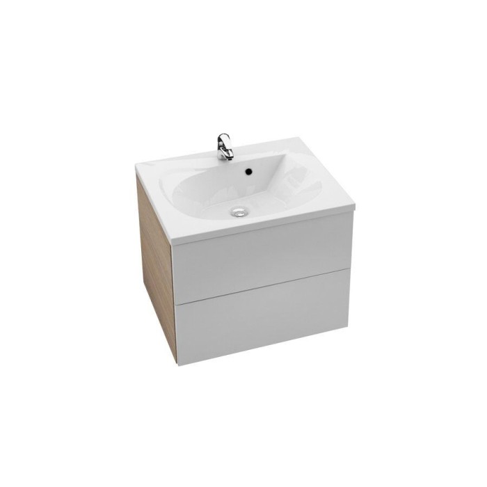 Тумба под умывальник Ravak SD- 600 Rosa II Береза/Белый