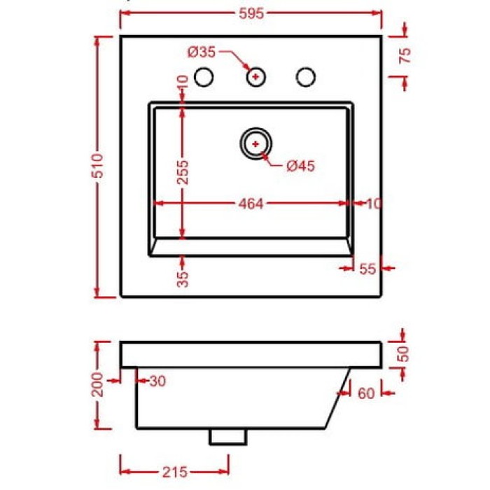 Керамическая раковина 59 см Artceram Gap, white glossy (GPL006 01;00) Керамическая раковина 59 см Artceram Gap, white glossy (GPL006 01;00)