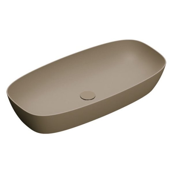 Керамическая раковина 80 см Catalano Green Lux, marrone satinato