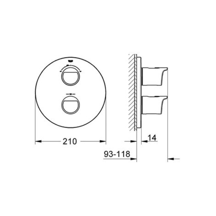 Термостатический смеситель Grohe Grohtherm 2000 NEW 19355001