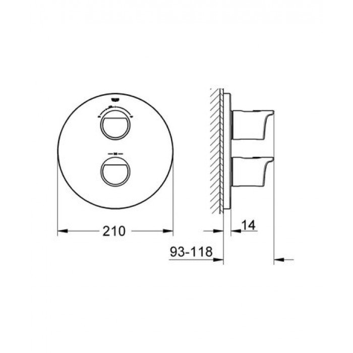 Термостатический смеситель Grohe Grohtherm 2000 NEW 19355001