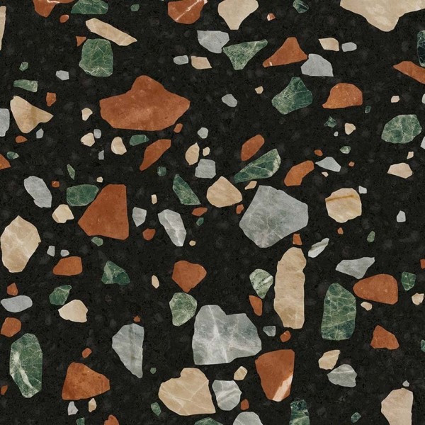 Керамогранит ABK 0005895 PLAY DROPS MULTIBLACK NAT 8×200×200