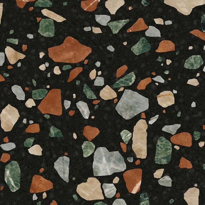 Керамогранит ABK 0005895 PLAY DROPS MULTIBLACK NAT 8×200×200