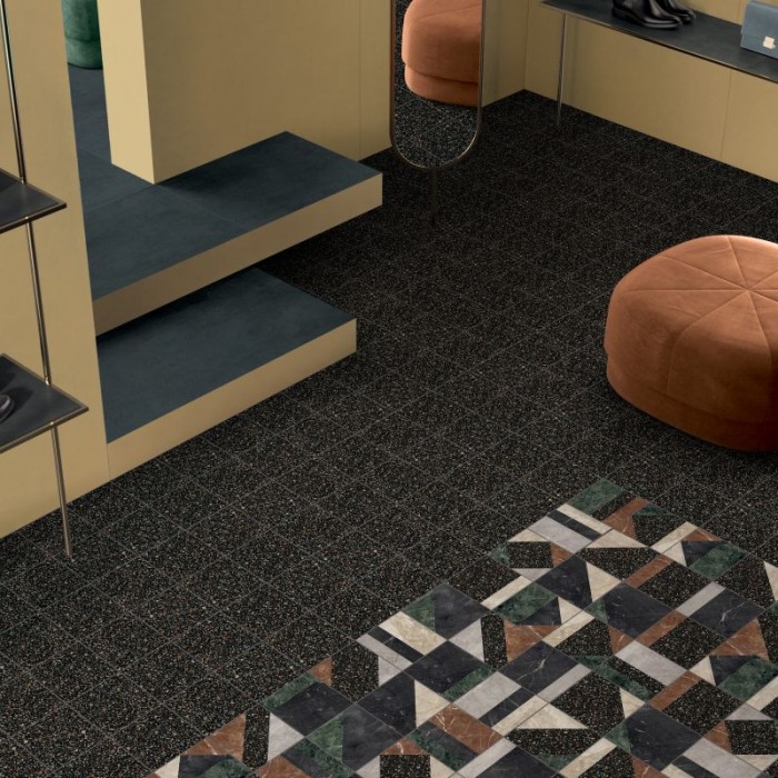 Керамогранит ABK 0005895 PLAY DROPS MULTIBLACK NAT 8×200×200