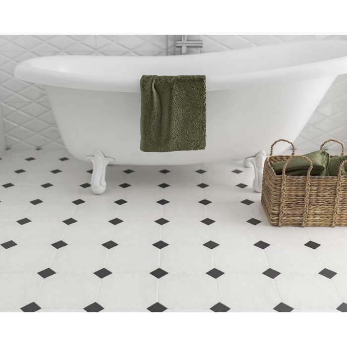 Керамогранит Paradyz MODERN NERO TACO MAT. под камень