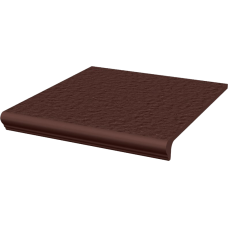 Сходинка з капіносом пряма Natural Brown STR 30x33 код 7830 Ceramika Paradyz