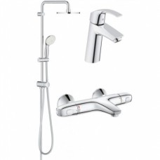 Grohe Набор смесителей для ванной комнаты с термостатом (34102TS)