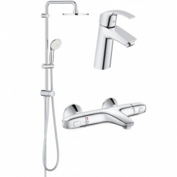 Grohe Набор смесителей для ванной комнаты с термостатом (34102TS)