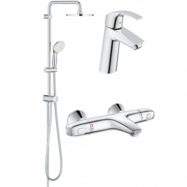 Grohe Набор смесителей для ванной комнаты с термостатом (34102TS)