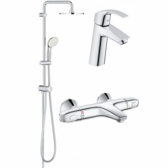 Grohe Набор смесителей для ванной комнаты с термостатом (34102TS)