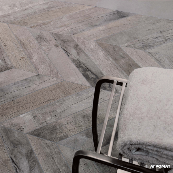 Керамогранит REX Visions 744597 WOOD BROWN GRIP RET 10×1200×200 под дерево