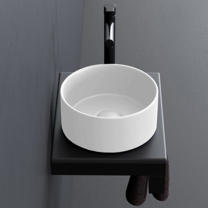 Раковина накладная 25 см Cielo Shui Comfort Minimo