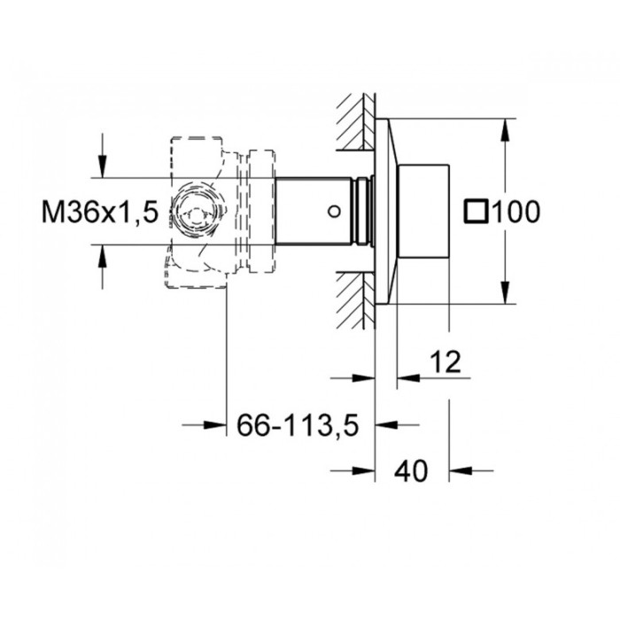 Grohe Allure Brilliant переключатель на 3 положення (19798000)