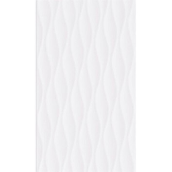 Плитка Cersanit WHITE WAVE STRUCTURE GLOSSY 8×400×250