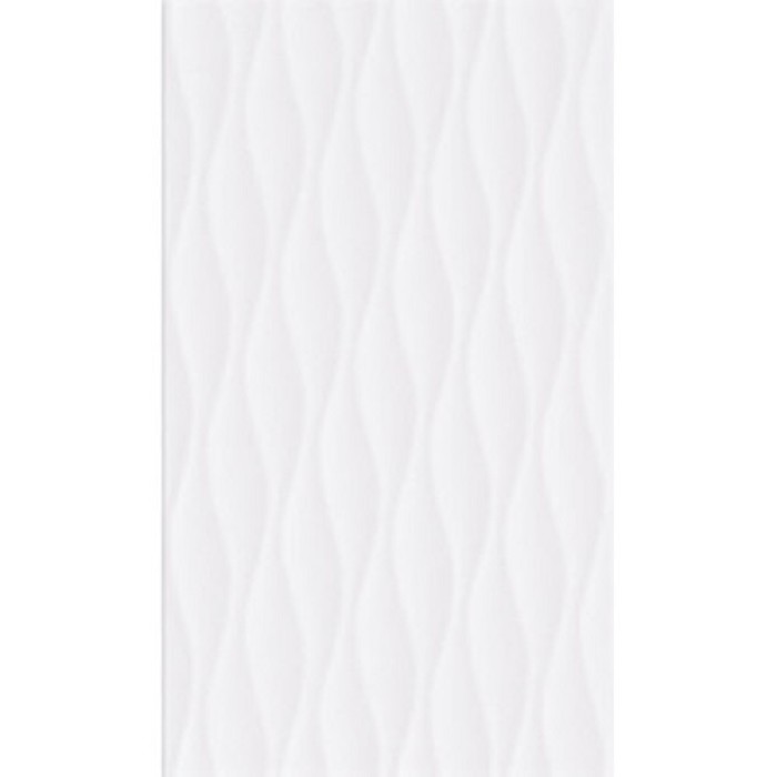 Плитка Cersanit WHITE WAVE STRUCTURE GLOSSY 8×400×250