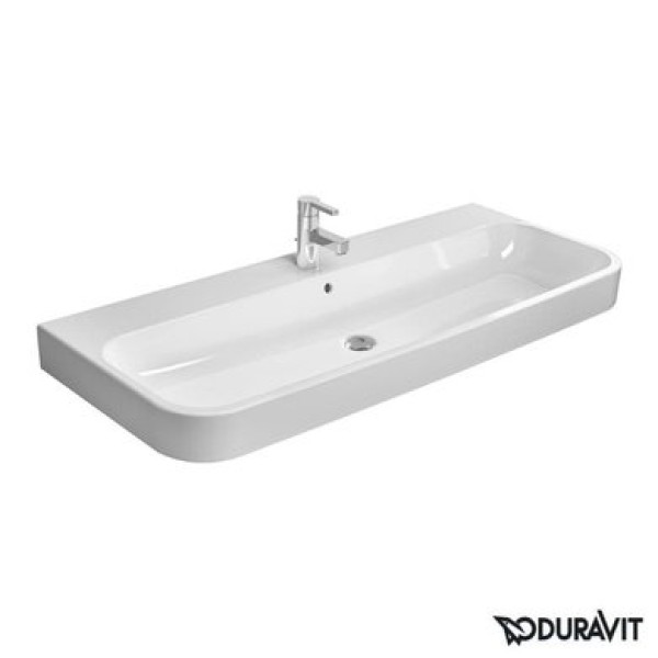 Плитка керамогранит Керамическая раковина 120 см Duravit Happy D.2 2318120027 для пола