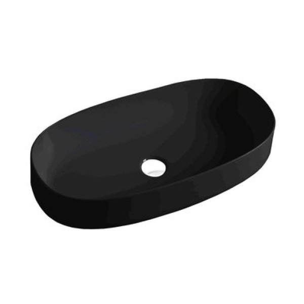 Керамическая раковина 68 см Artceram Cognac, black glossy (COL005 03; 00)