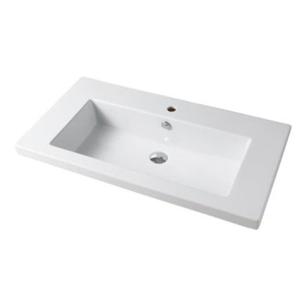 Керамическая раковина 86 см Artceram Gap, white glossy (GPL003 01; 00)
