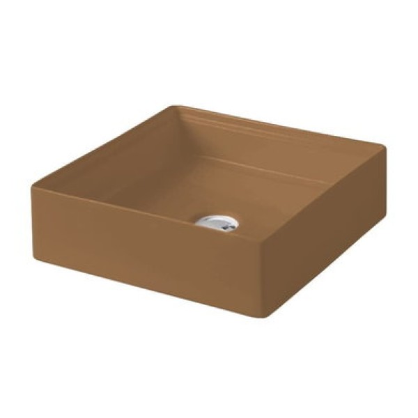 Керамическая раковина 38 см Artceram Scalino, cement arabica (SCL001 25; 00)