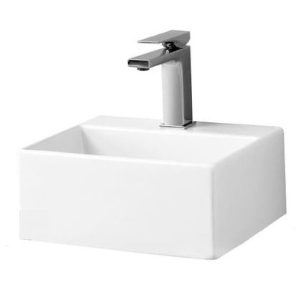 Керамическая раковина 32 см Artceram Quadro, white glossy (QUL006 01; 00)