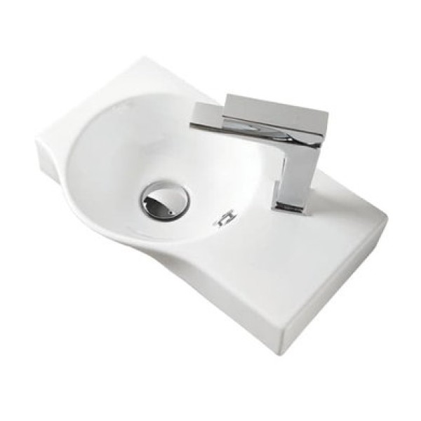 Керамическая раковина 43 см Artceram Lavamani, white glossy (LML001 01; 00)